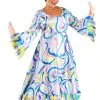 Plus Size 60's Mama Costume Dress For Women 1 Plus Size 60's Mama Costume Dress For Women -Men's Costumes Sales 60s mama plus size costume