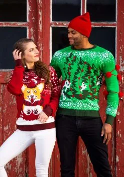 A Very Corgi Christmas Ugly Christmas Sweater For Adults 13 A Very Corgi Christmas Ugly Christmas Sweater For Adults -Men's Costumes Sales adult a very corgi christmas ugly christmas sweater 2