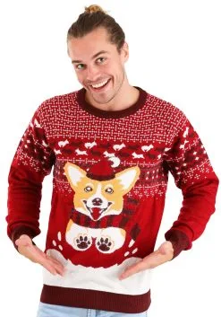 A Very Corgi Christmas Ugly Christmas Sweater For Adults 15 A Very Corgi Christmas Ugly Christmas Sweater For Adults -Men's Costumes Sales adult a very corgi christmas ugly christmas sweater 4