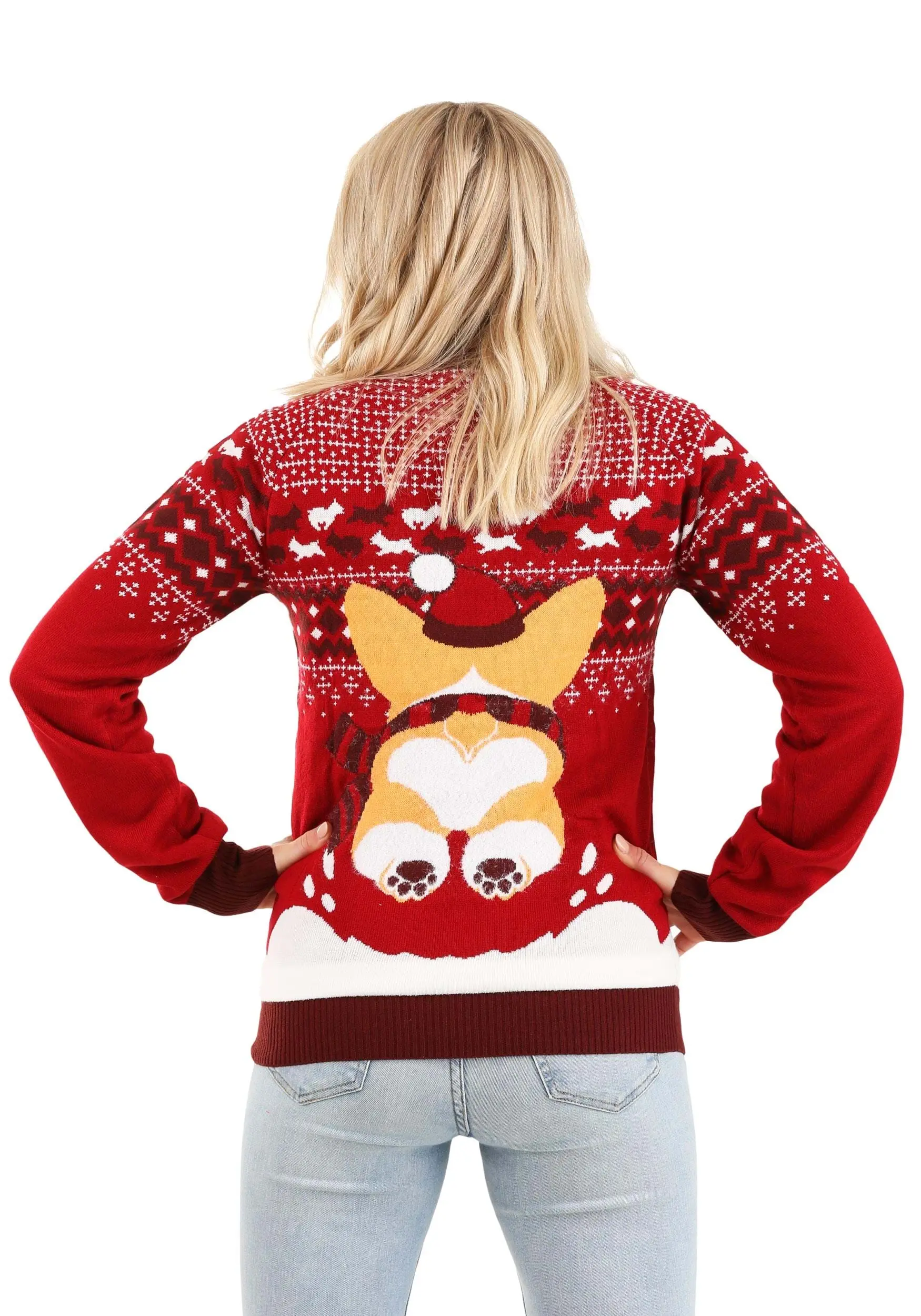 A Very Corgi Christmas Ugly Christmas Sweater For Adults 10 A Very Corgi Christmas Ugly Christmas Sweater For Adults - Image 8