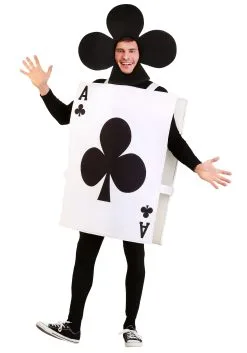 Adult Ace Of Clubs Costume -Men's Costumes Sales adult ace of clubs costume3