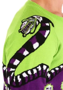 Beetlejuice Lydia Deetz Adult Halloween Sweater -Men's Costumes Sales adult beetlejuice lydia deetz ugly halloween sweater alt7