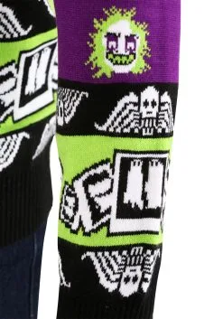 Beetlejuice Lydia Deetz Adult Halloween Sweater -Men's Costumes Sales adult beetlejuice lydia deetz ugly halloween sweater alt8
