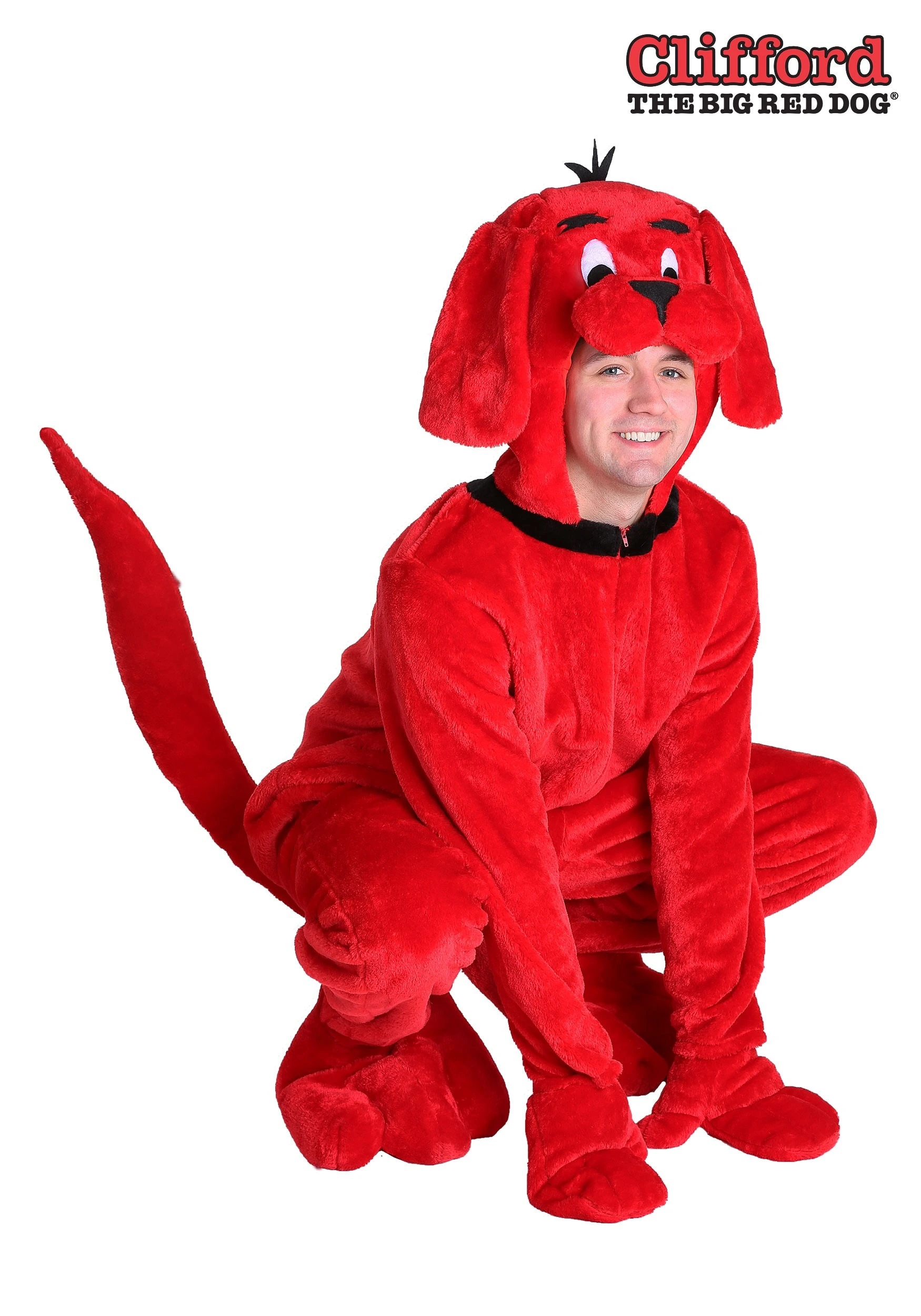 Clifford The Big Red Dog Adult Costume 5 Clifford The Big Red Dog Adult Costume - Image 3