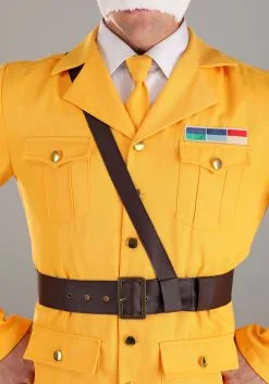 Colonel Mustard Clue Costume For Men -Men's Costumes Sales adult colonel mustard clue costume alt 3