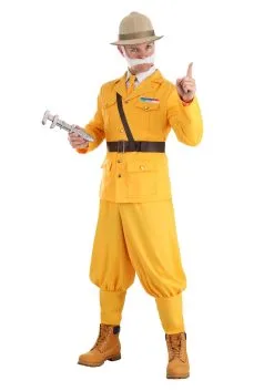 Colonel Mustard Clue Costume For Men -Men's Costumes Sales adult colonel mustard clue costume alt 6