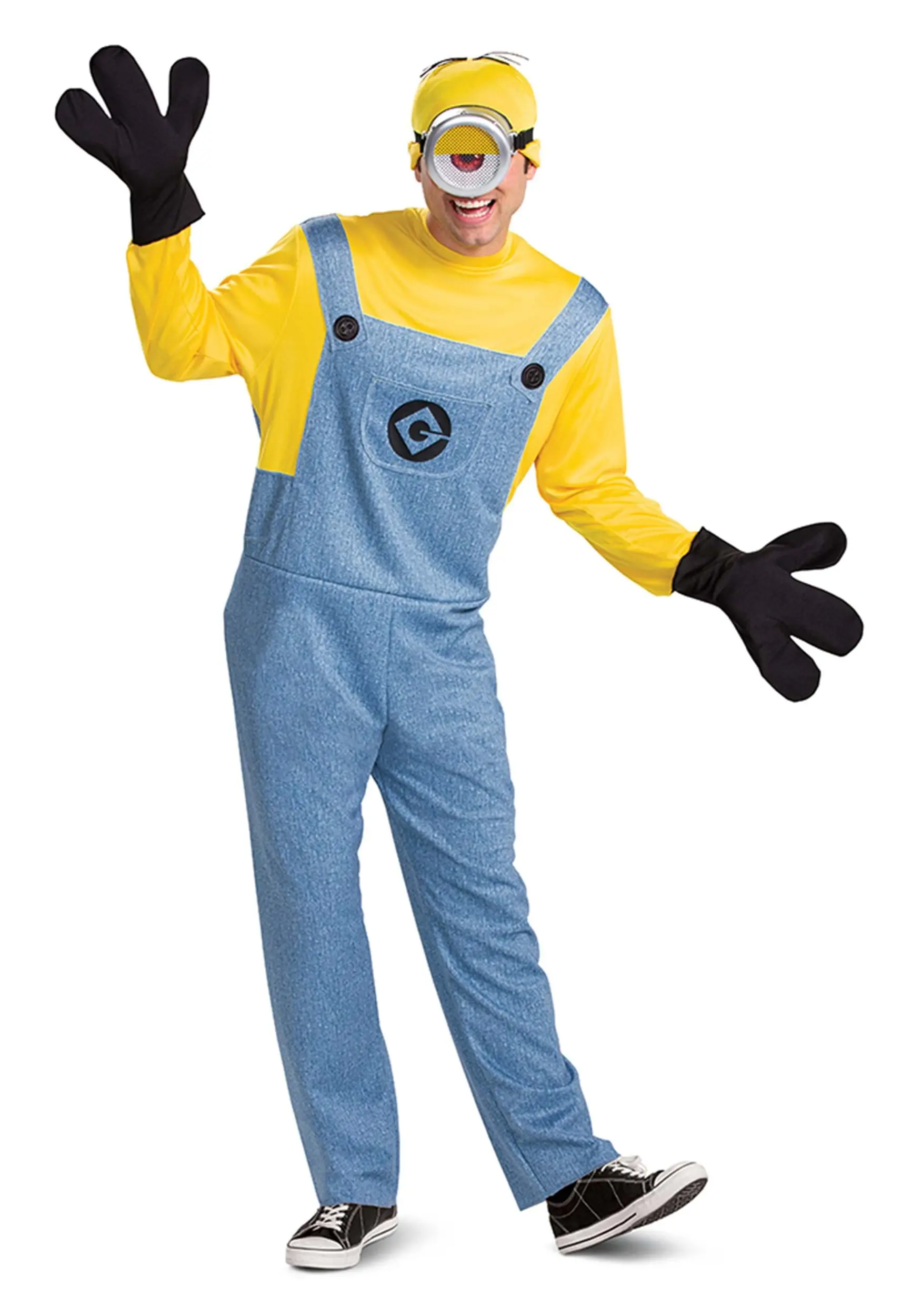 Adult Deluxe Minion Costume 3 Adult Deluxe Minion Costume