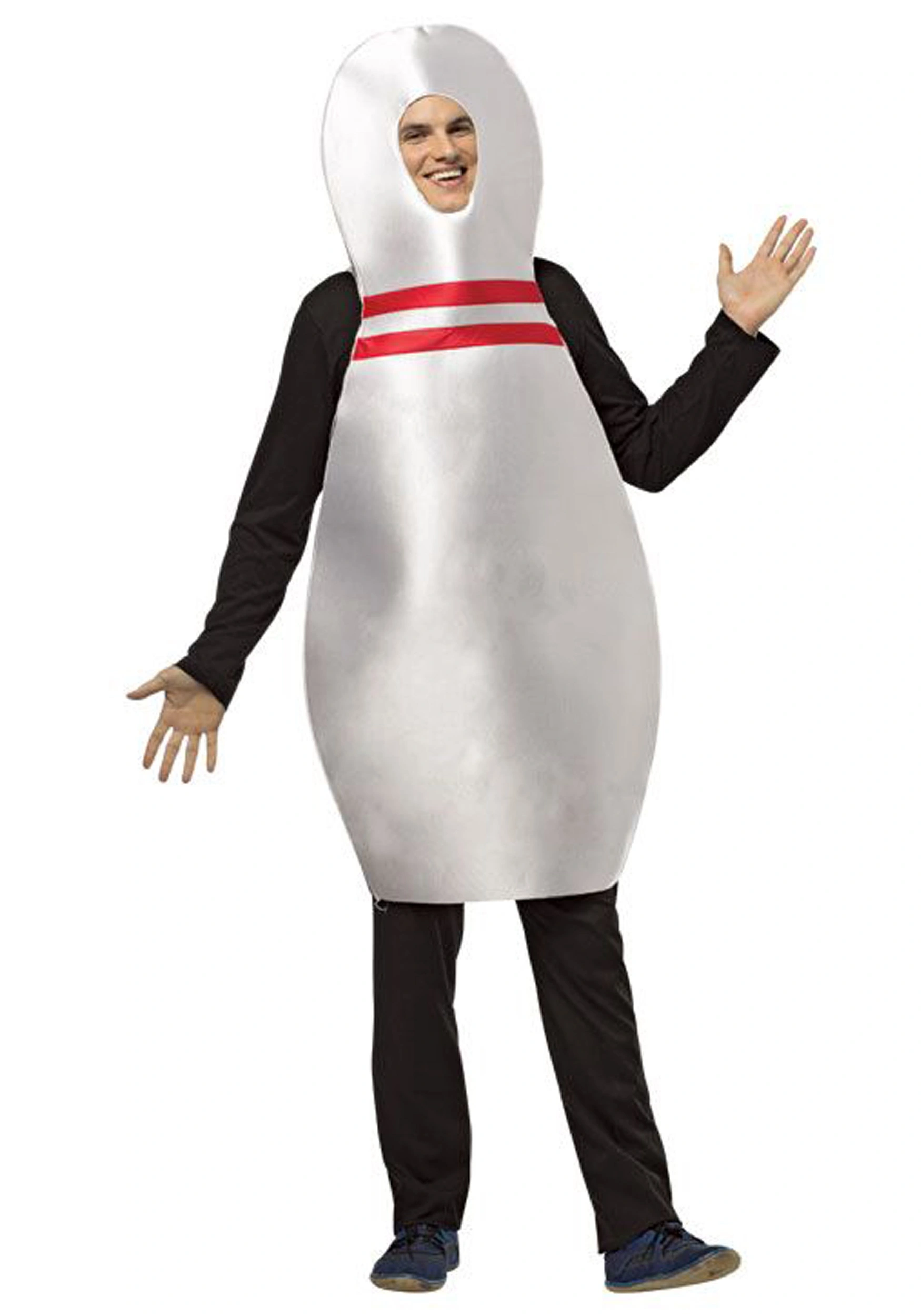 Adult Get Real Bowling Pin Costume 3 Adult Get Real Bowling Pin Costume