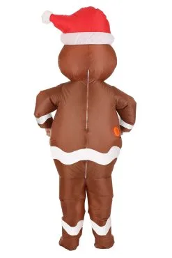 Gingerbread Inflatable Costume For Adults 8 Gingerbread Inflatable Costume For Adults -Men's Costumes Sales adult gingerbread inflatable costume alt 1