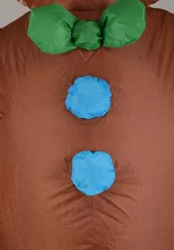 Gingerbread Inflatable Costume For Adults 10 Gingerbread Inflatable Costume For Adults -Men's Costumes Sales adult gingerbread inflatable costume alt 3