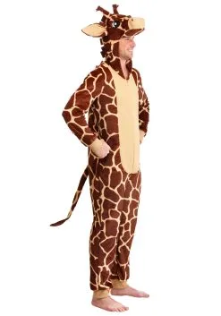 Adult Giraffe Jumpsuit Costume