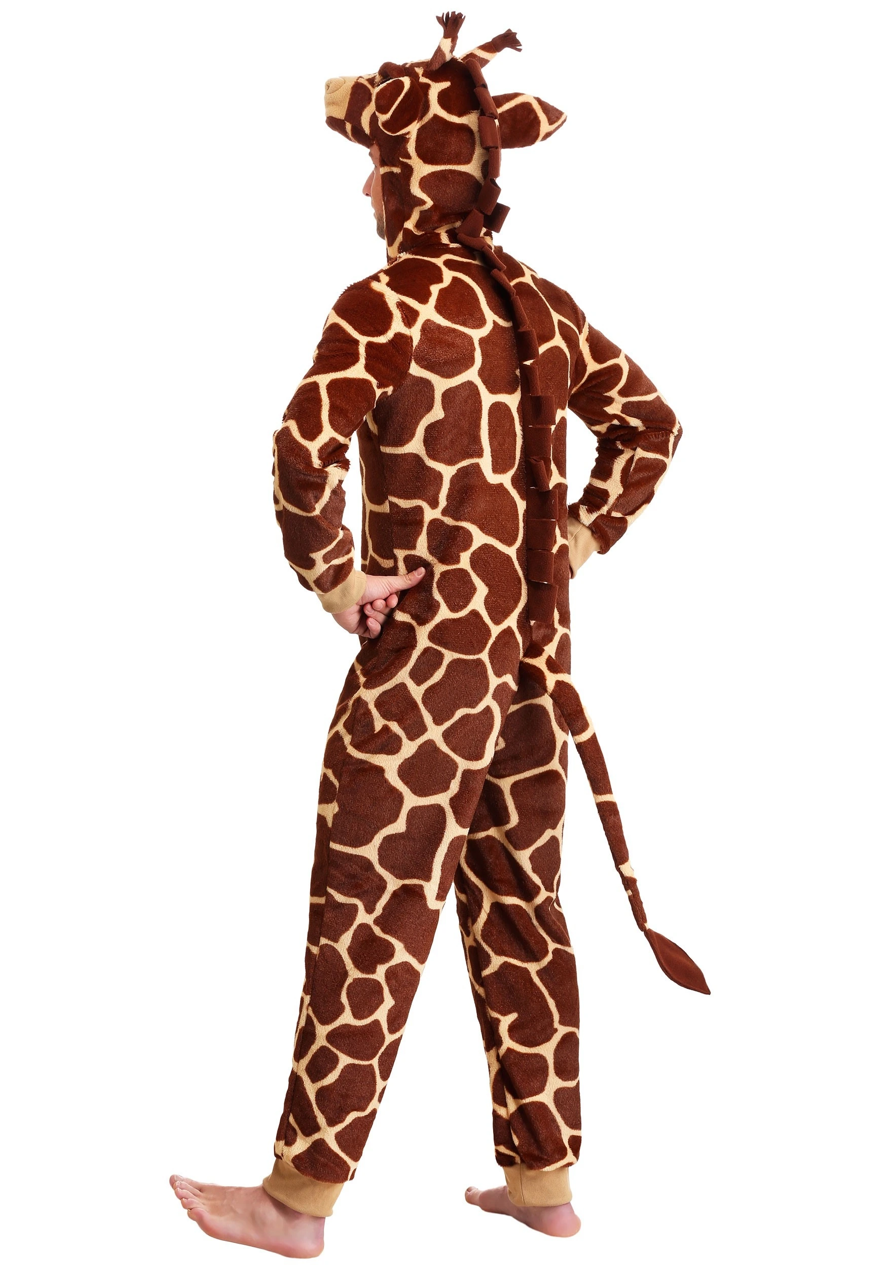 Adult Giraffe Jumpsuit Costume 4 Adult Giraffe Jumpsuit Costume - Image 2