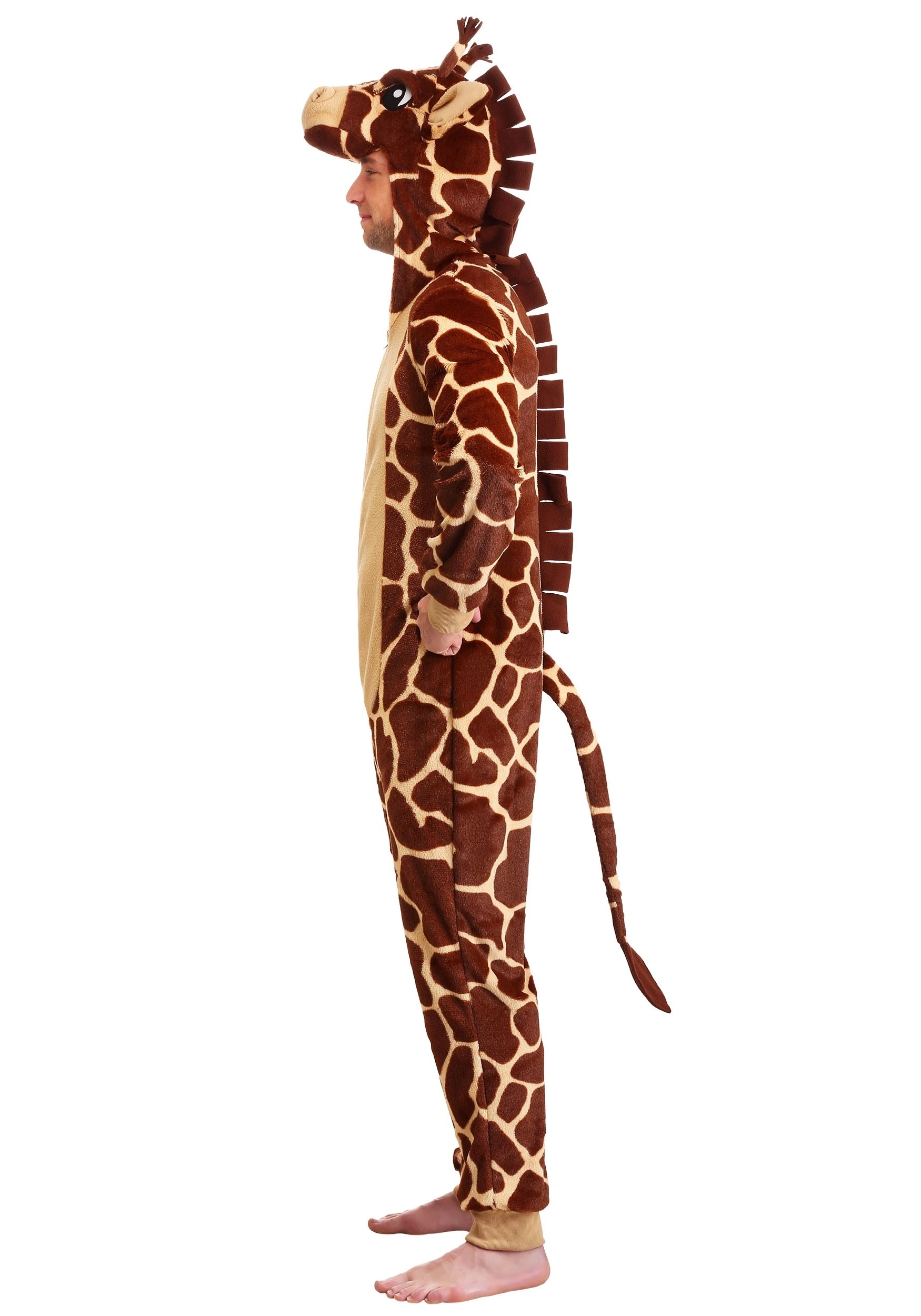 Adult Giraffe Jumpsuit Costume 5 Adult Giraffe Jumpsuit Costume - Image 3