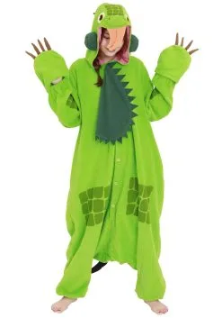 Green Iguana Adult Kigurumi 10 Green Iguana Adult Kigurumi -Men's Costumes Sales adult green iguana kigurumi alt 1