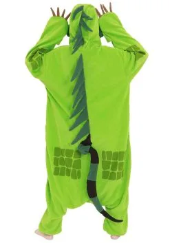 Green Iguana Adult Kigurumi 11 Green Iguana Adult Kigurumi -Men's Costumes Sales adult green iguana kigurumi alt 2
