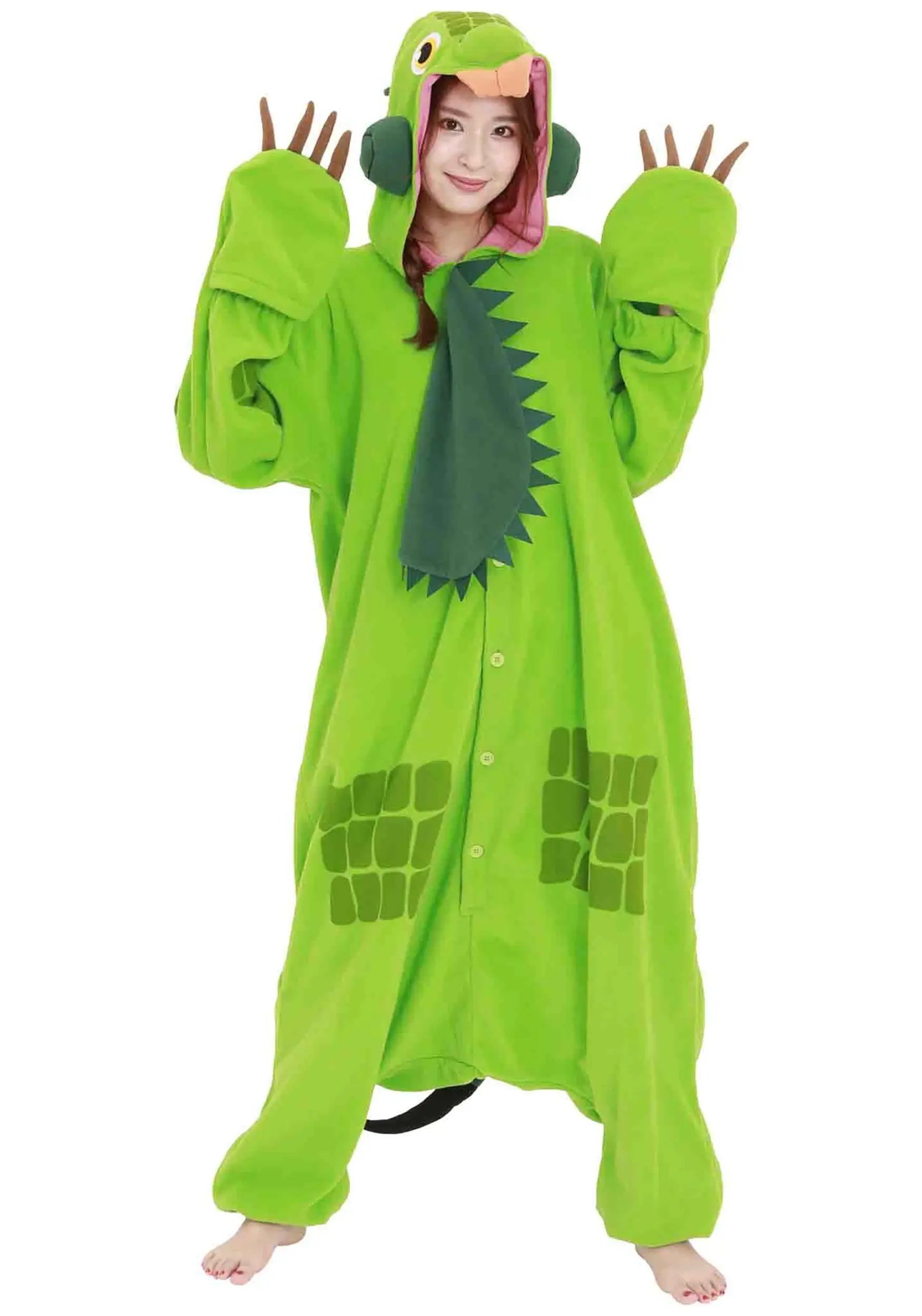 Green Iguana Adult Kigurumi 7 Green Iguana Adult Kigurumi - Image 5