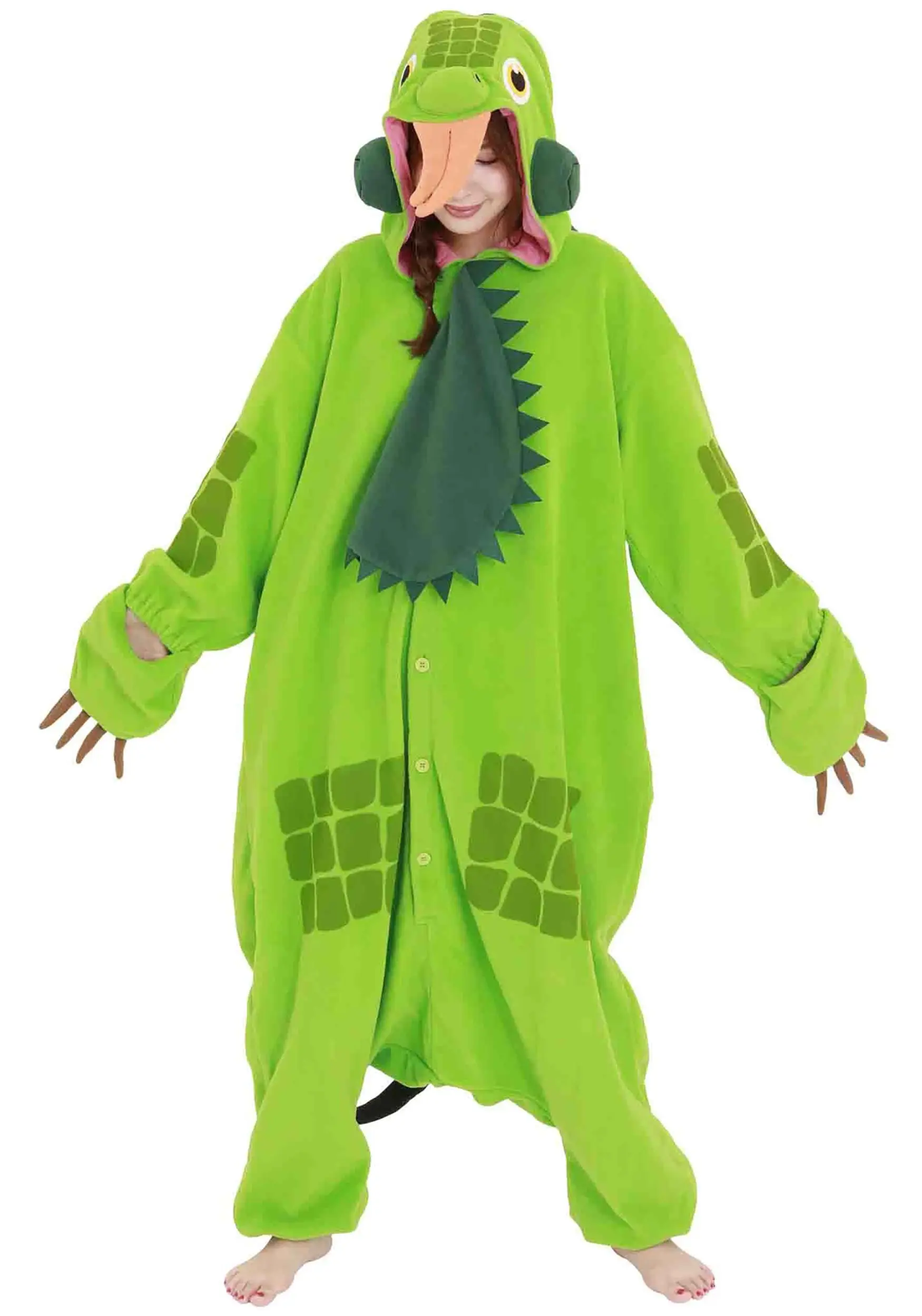 Green Iguana Adult Kigurumi 3 Green Iguana Adult Kigurumi