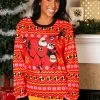 Adult Incredibles Red Ugly Christmas Sweater -Men's Costumes Sales adult incredibles red ugly christmas sweater