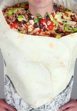Mascot Burrito Costume For Adults -Men's Costumes Sales adult mascot burrito costume alt 1