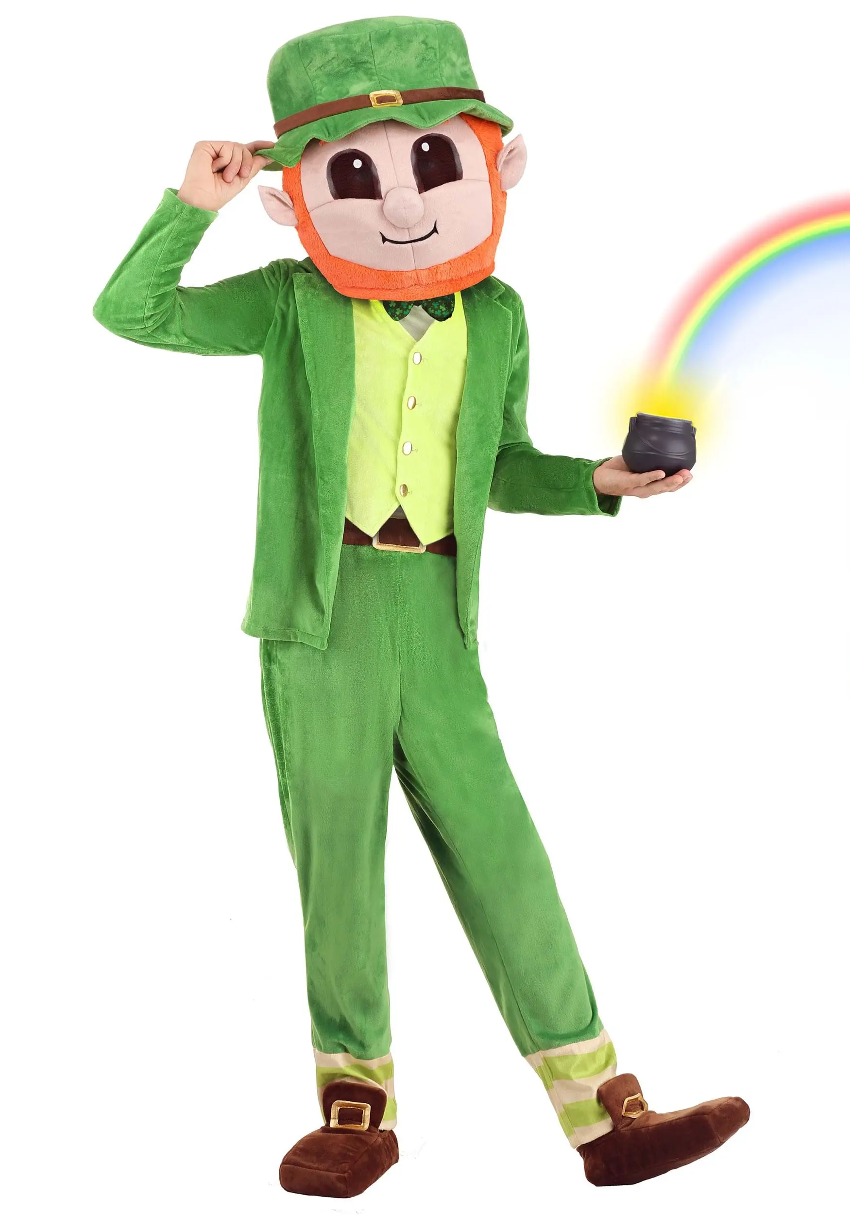 Leprechaun Adult Mascot Costume 3 Leprechaun Adult Mascot Costume