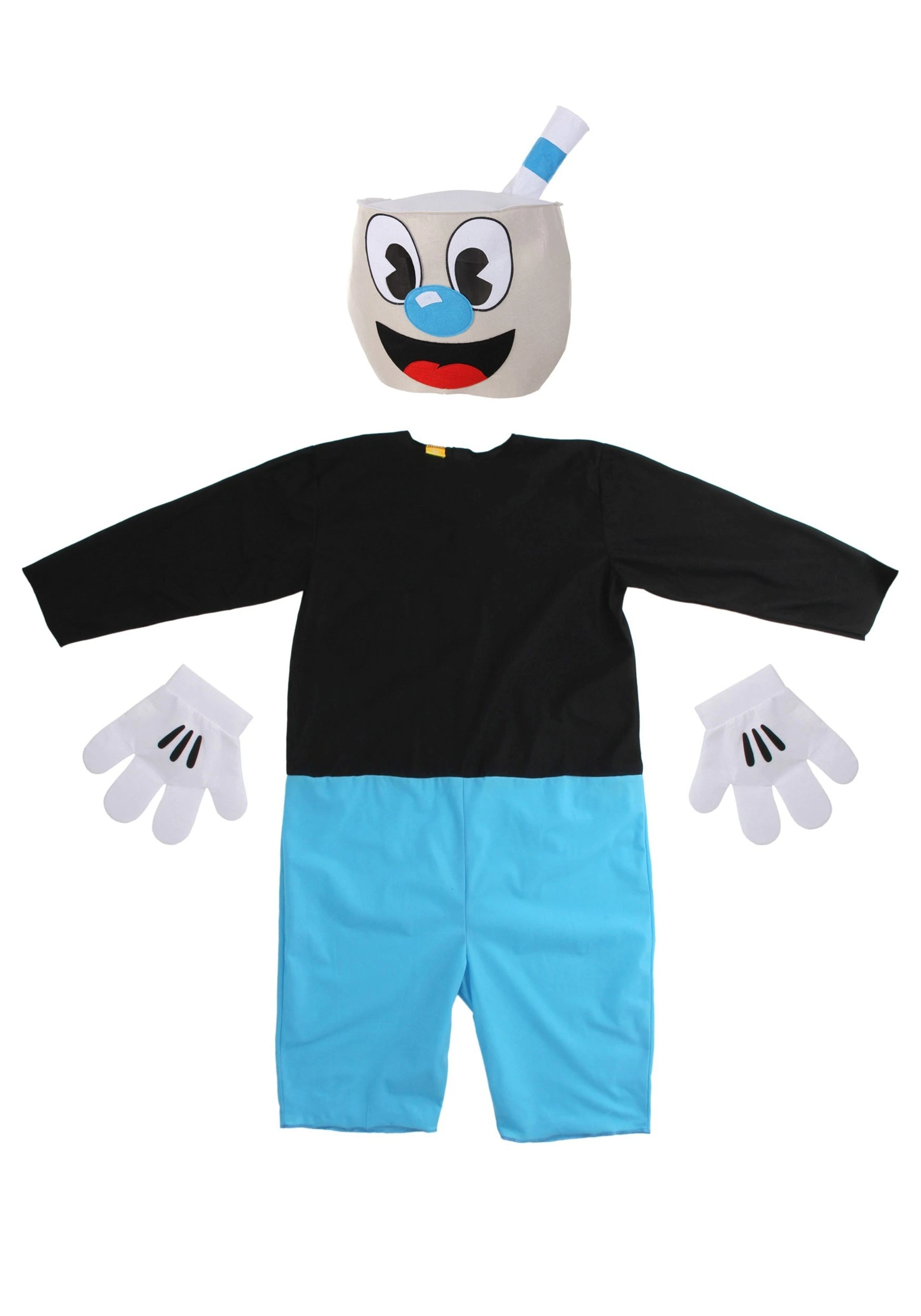 Adult's Mugman Costume 4 Adult's Mugman Costume - Image 2