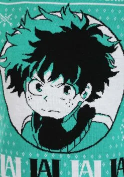 My Hero Academia Adult Ugly Christmas Sweater -Men's Costumes Sales adult my hero academia ugly christmas sweater alt 2