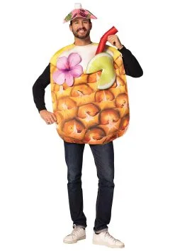 Adult Pineapple Drink Costume
