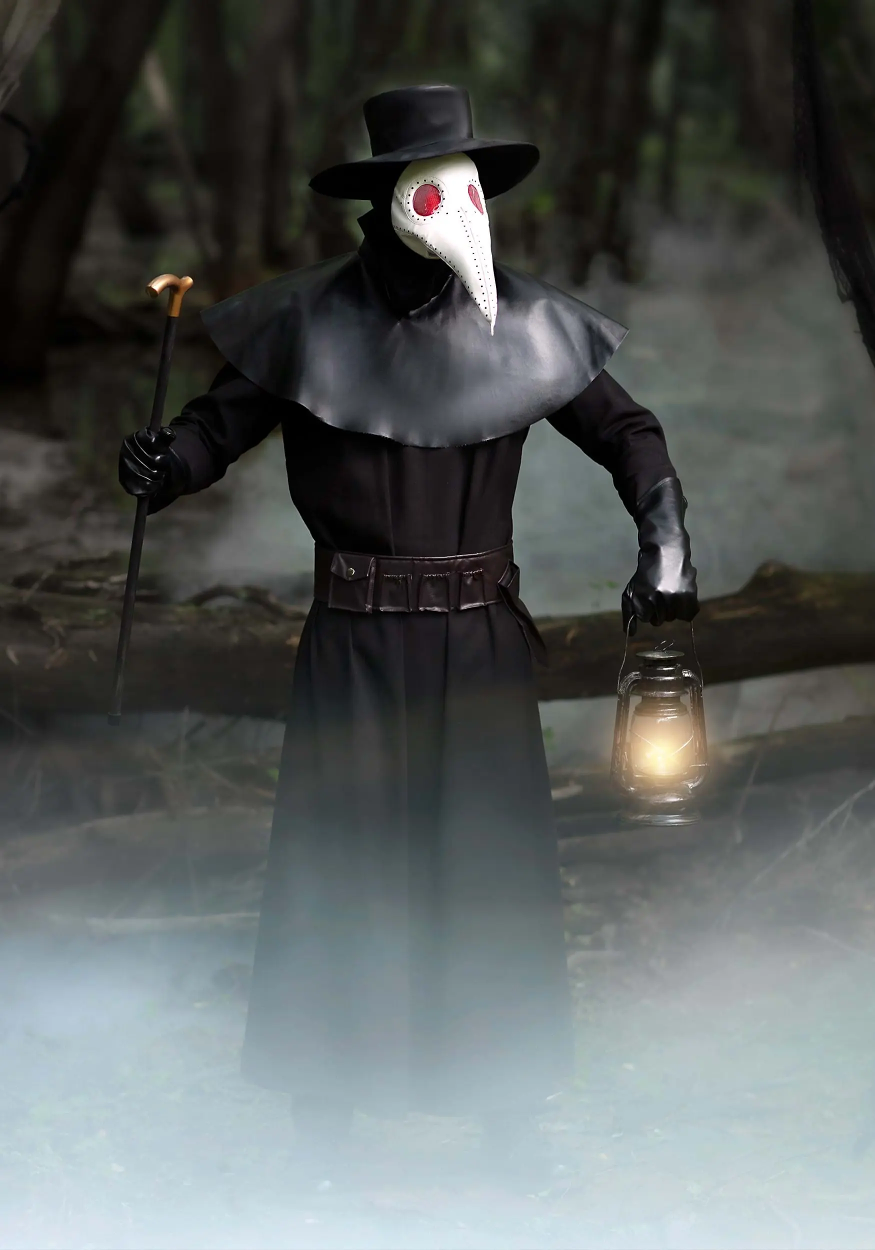 Adult Plus Size Plague Doctor Costume 4 Adult Plus Size Plague Doctor Costume - Image 2