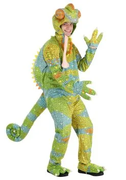 Realistic Chameleon Costume For Adults