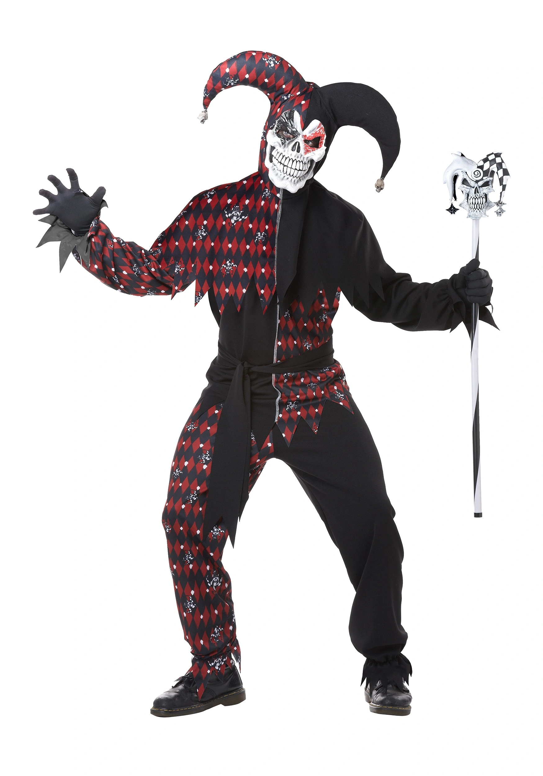 Adult Sinister Jester Costume 3 Adult Sinister Jester Costume