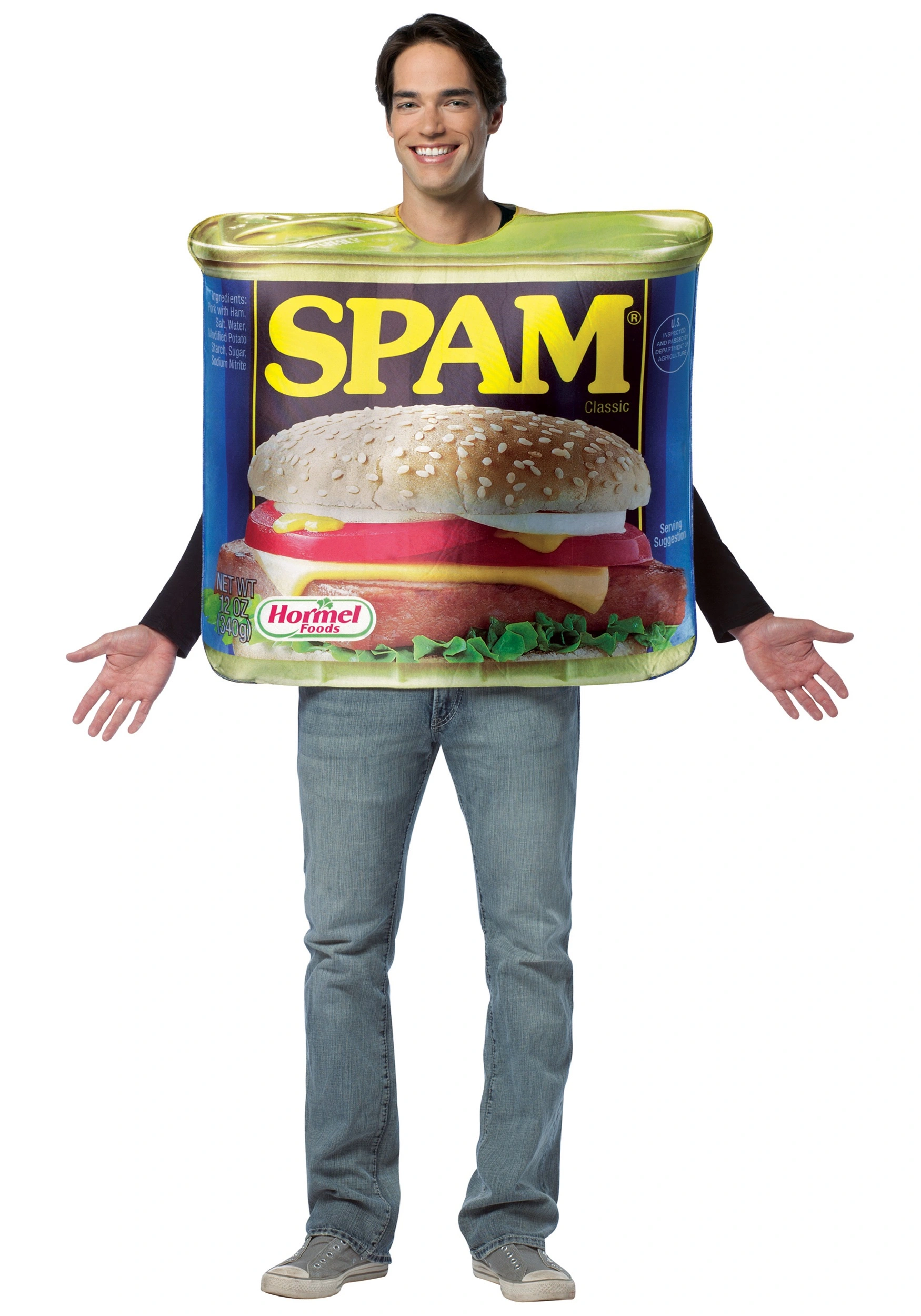 Adult Spam Can Costume 3 Adult Spam Can Costume