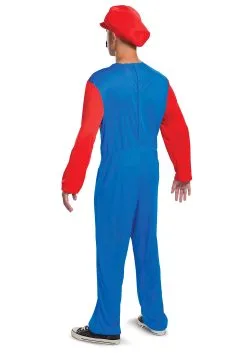 Adult Super Mario Classic Mario Costume 5 Adult Super Mario Classic Mario Costume -Men's Costumes Sales adult super mario classic mario costume alt 1