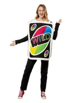 Uno Wild Card Costume For Adults