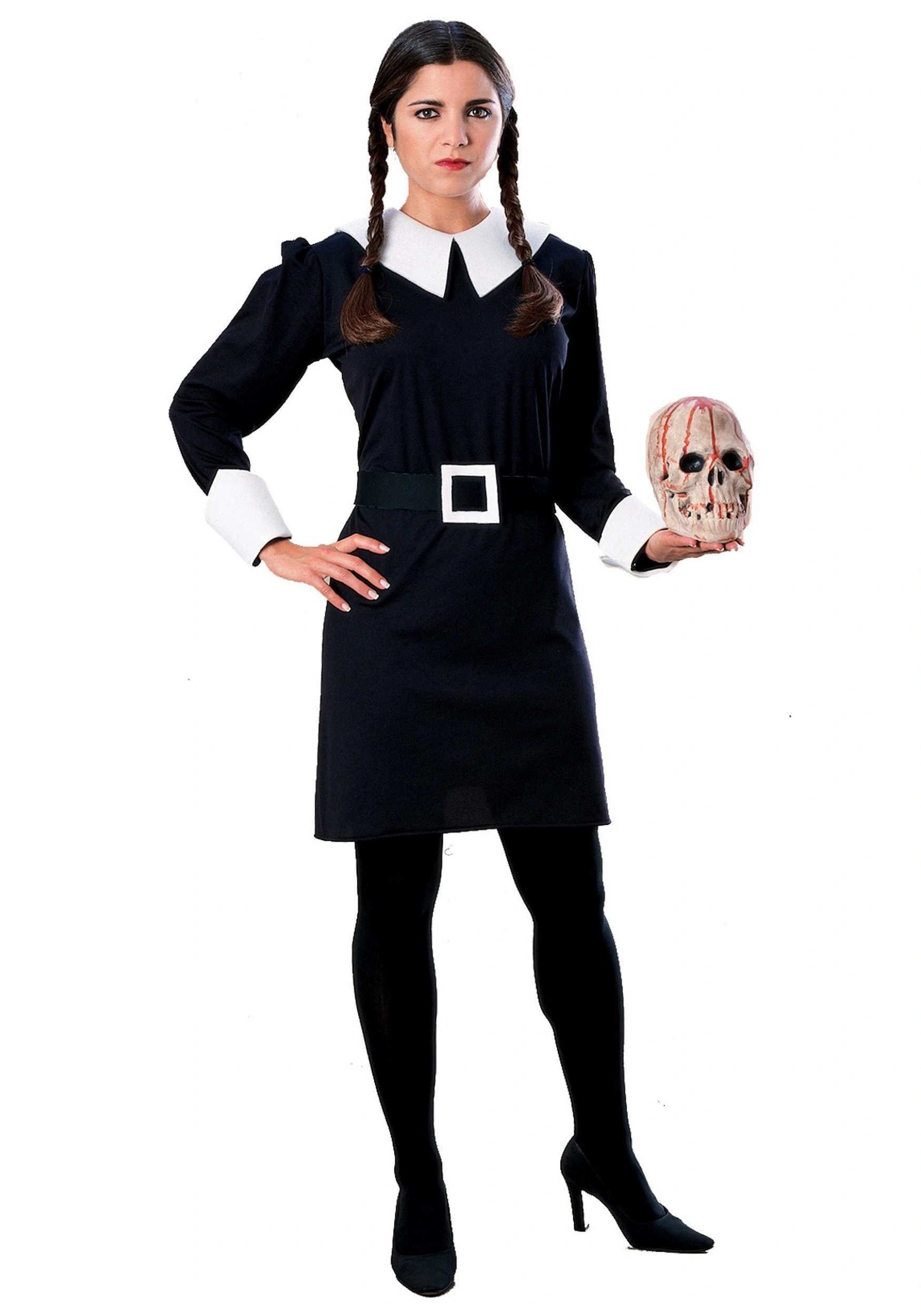 Adult Wednesday Addams Costume 3 Adult Wednesday Addams Costume