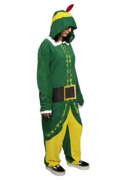 Adult Buddy The Elf Union Suit -Men's Costumes Sales buddy the elf union suit alt 2