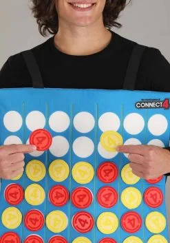 Connect Four Sandwich Board Costume For Adults -Men's Costumes Sales connect four sandwich board costume alt 2