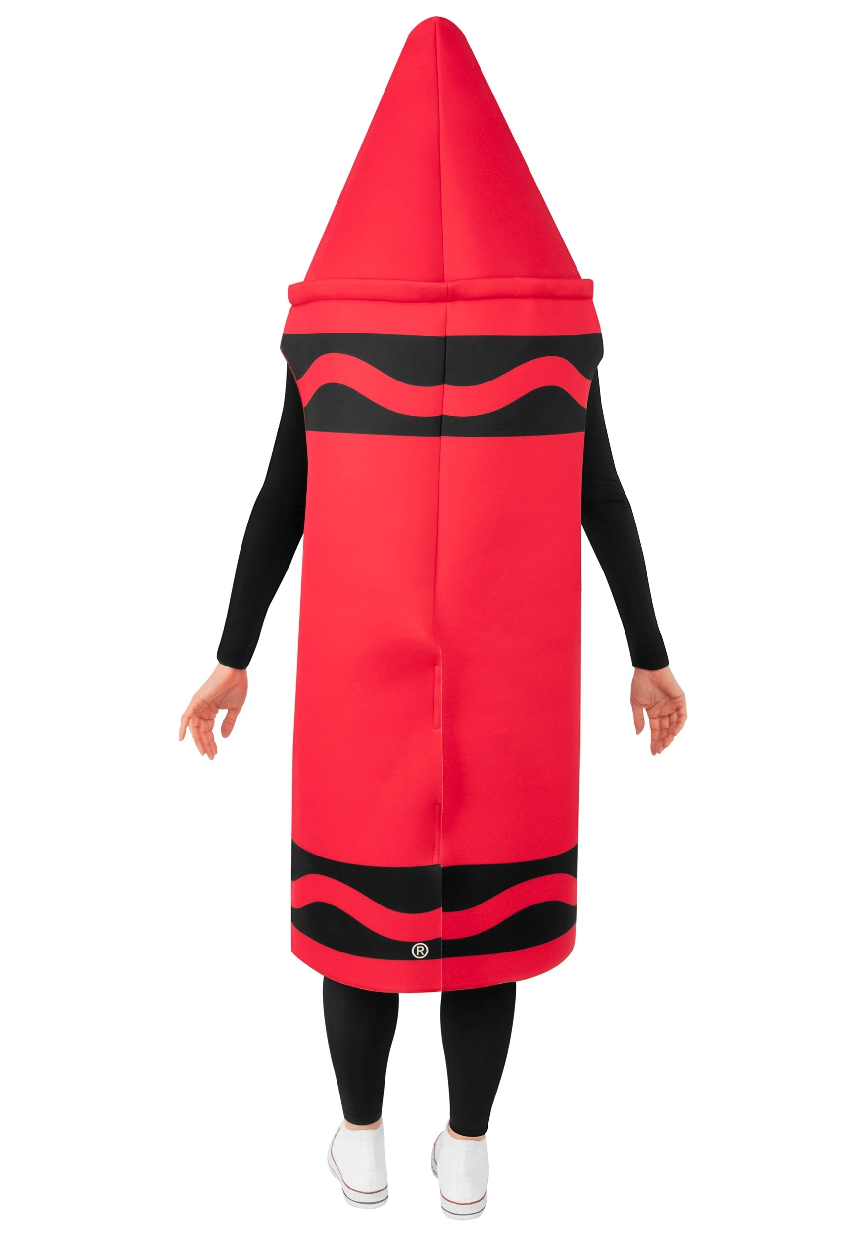 Adult Red Crayola Crayon Costume 4 Adult Red Crayola Crayon Costume - Image 2