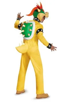 Deluxe Bowser Costume For Adults -Men's Costumes Sales deluxe adult bowser costume alt1