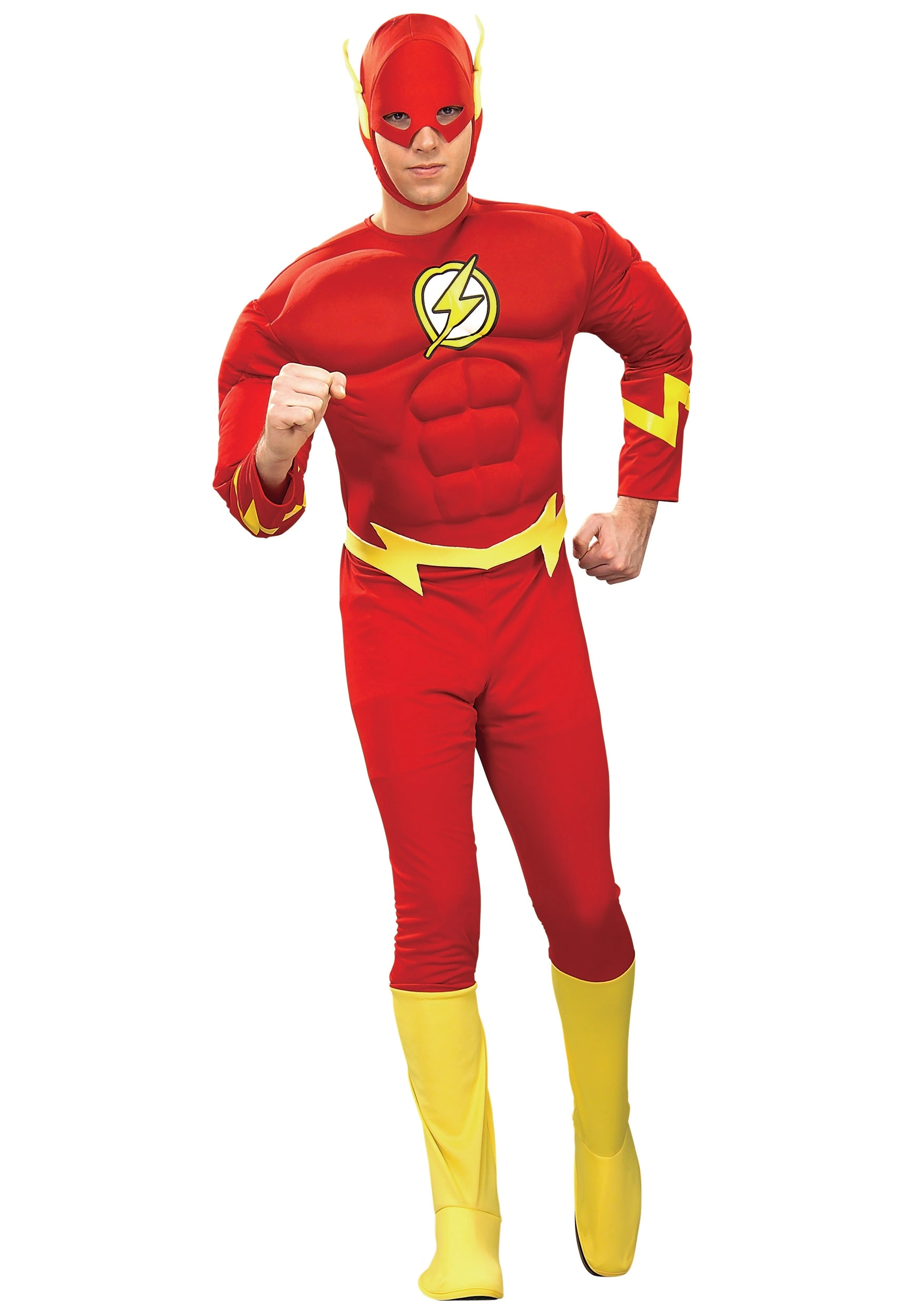 Deluxe Adult Flash Costume 3 Deluxe Adult Flash Costume