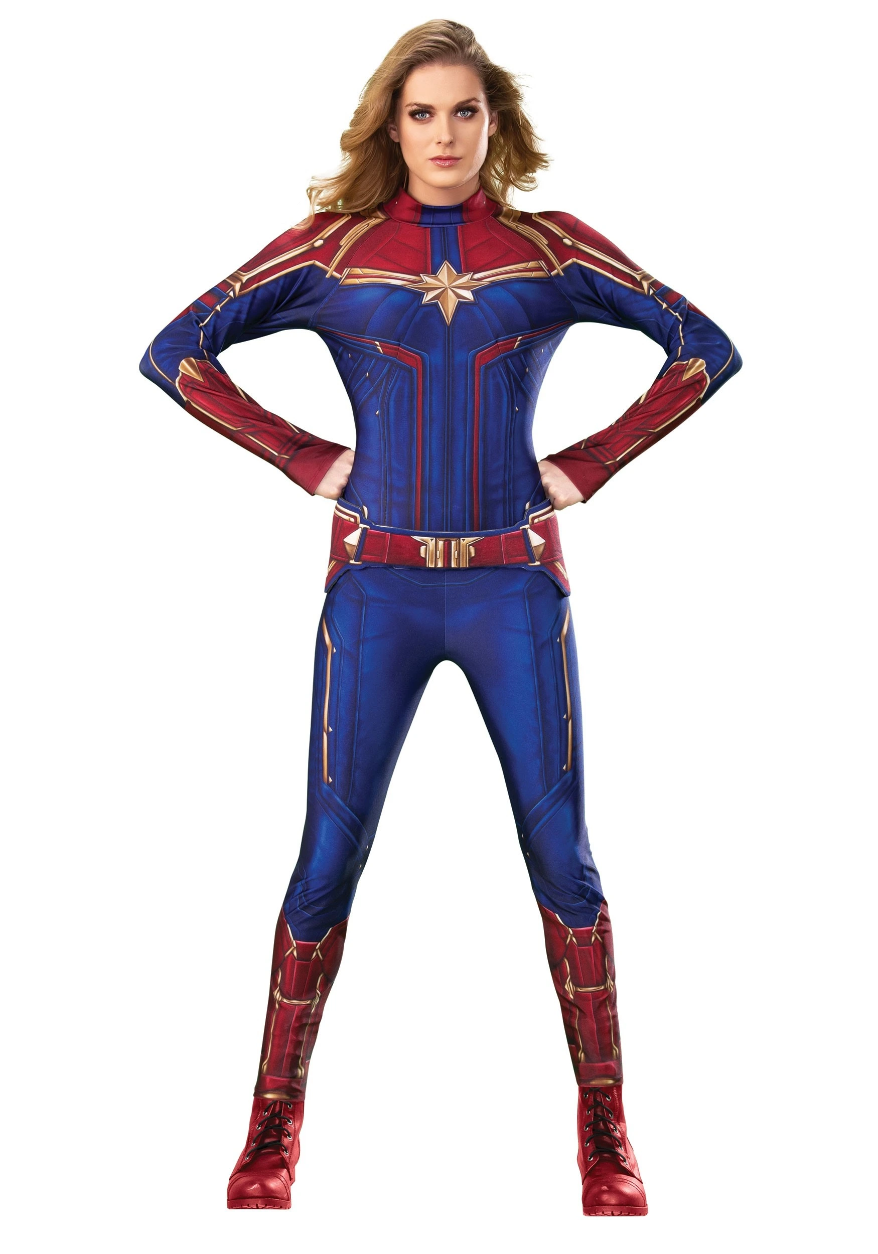 Deluxe Captain Marvel Women's Costume 2 Deluxe Captain Marvel Women's Costume