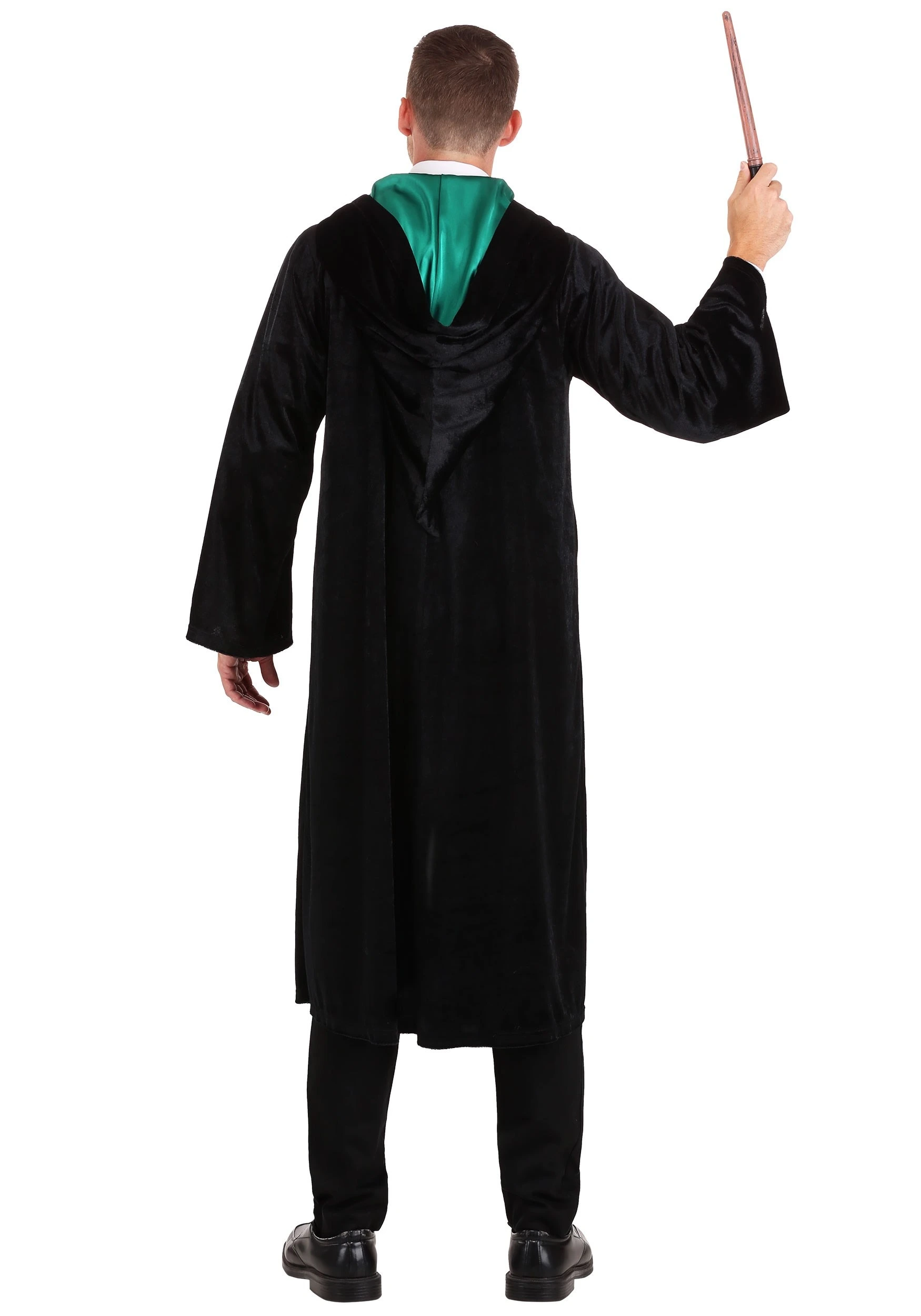Deluxe Harry Potter Slytherin Adult Plus Size Costume Robe 7 Deluxe Harry Potter Slytherin Adult Plus Size Costume Robe - Image 5