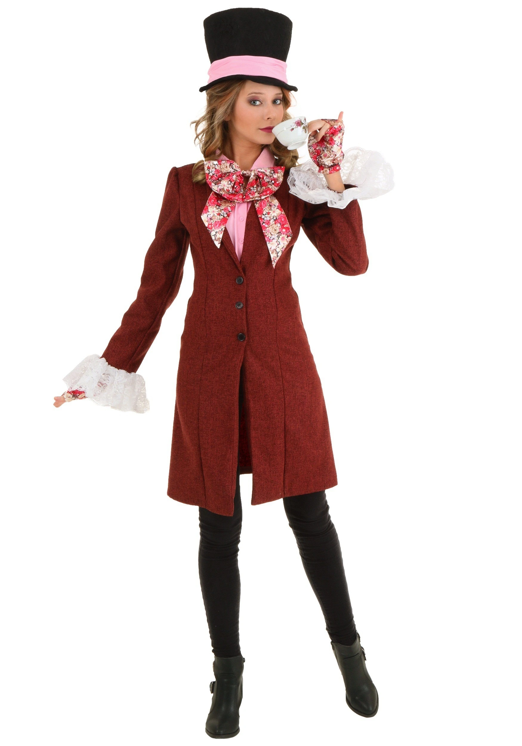 Deluxe Women's Mad Hatter Costume 3 Deluxe Women's Mad Hatter Costume