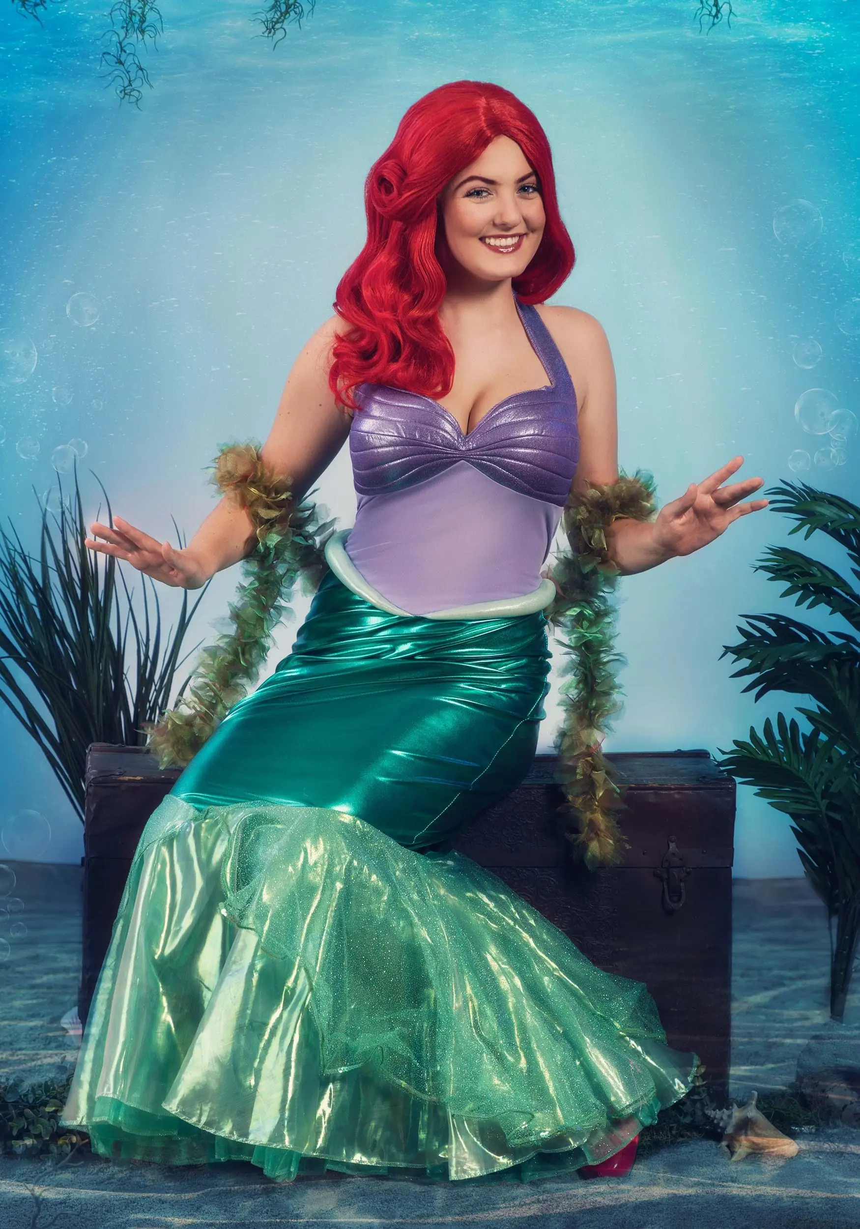 Little Mermaid Ariel Deluxe Women's Costume 4 Little Mermaid Ariel Deluxe Women's Costume - Image 2