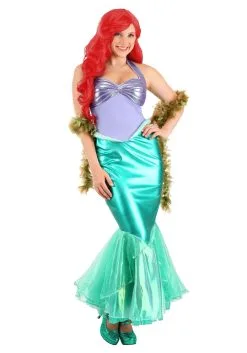 Little Mermaid Ariel Deluxe Women's Costume 13 Little Mermaid Ariel Deluxe Women's Costume -Men's Costumes Sales disney little mermaid ariel deluxe adult costume alt 5