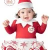 Elf On The Shelf Girls Infant Costume 1 Elf On The Shelf Girls Infant Costume -Men's Costumes Sales girls elf on the shelf infant costume