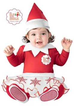 Elf On The Shelf Girls Infant Costume