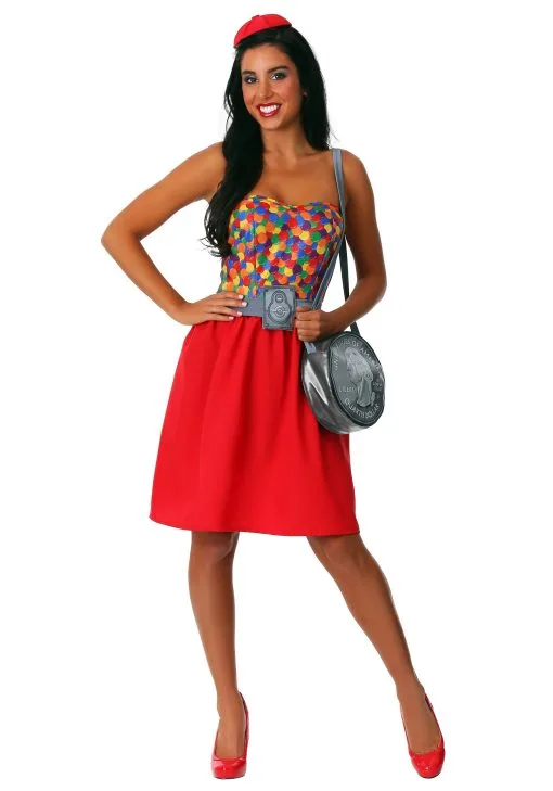Women's Gumball Machine Costume 2 Women's Gumball Machine Costume -Men's Costumes Sales gumball machine costume for women