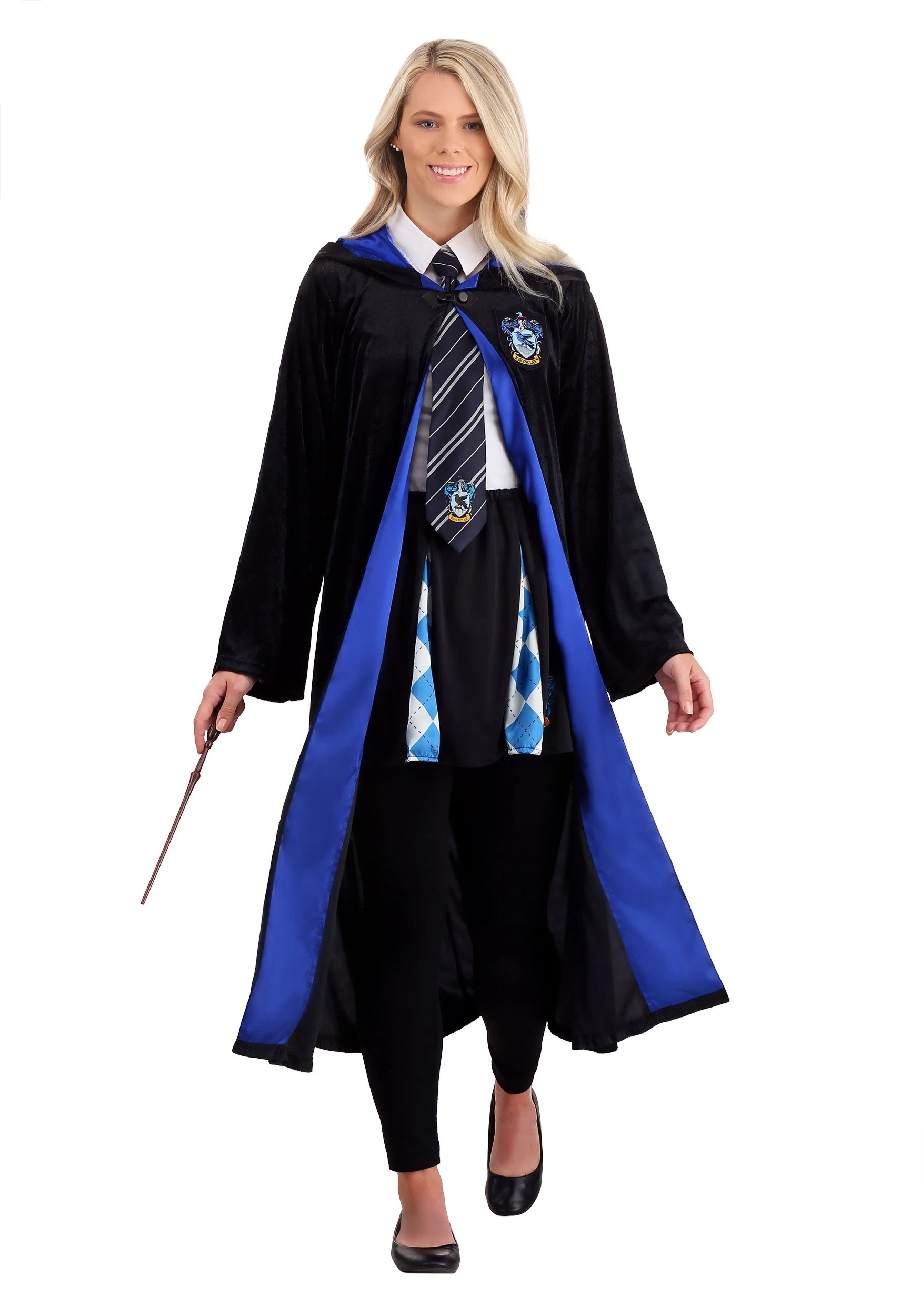Harry Potter Deluxe Ravenclaw Robe For Adults 5 Harry Potter Deluxe Ravenclaw Robe For Adults - Image 3