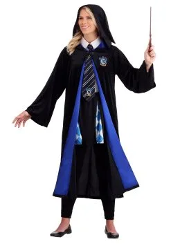 Harry Potter Deluxe Ravenclaw Robe For Adults 12 Harry Potter Deluxe Ravenclaw Robe For Adults -Men's Costumes Sales harry potter adult deluxe ravenclaw robe 4
