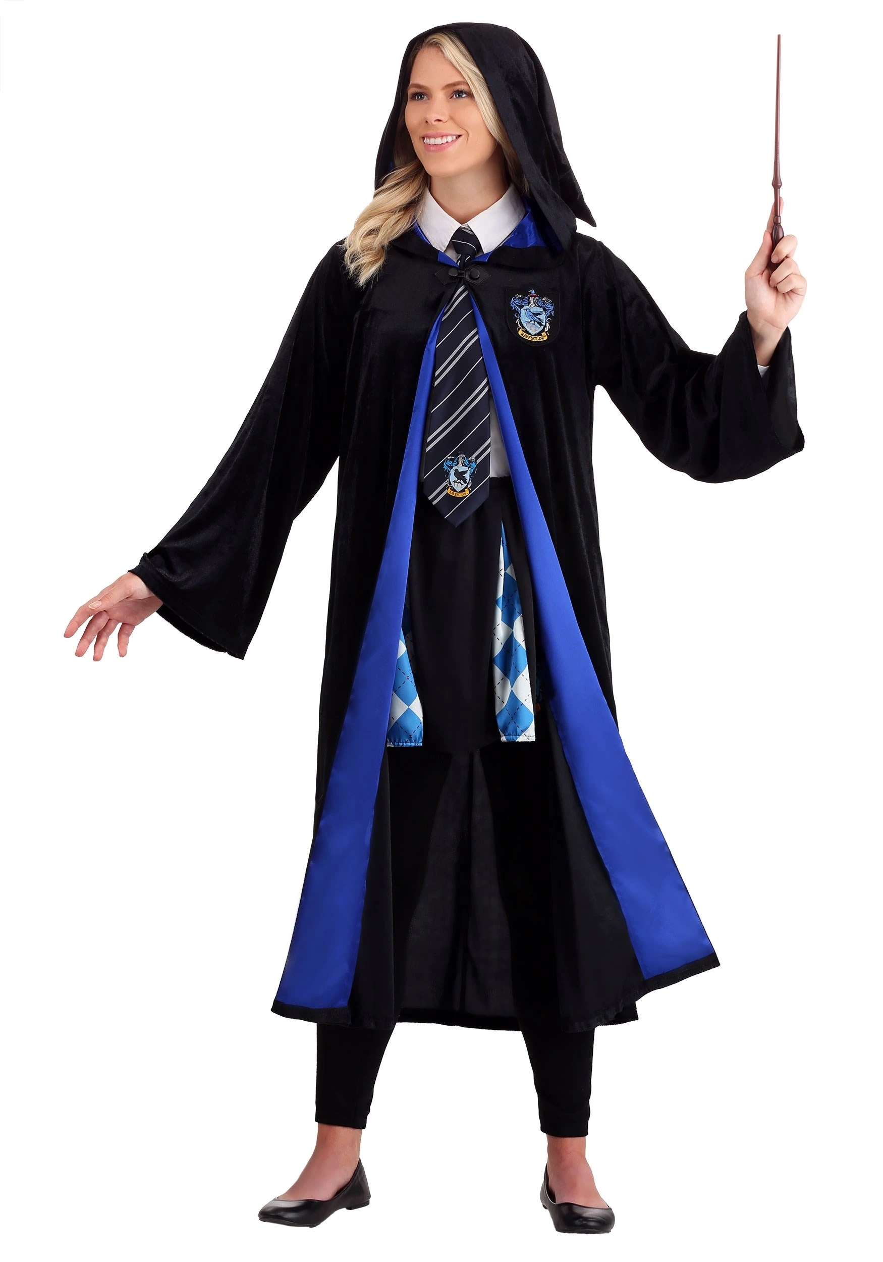 Harry Potter Deluxe Ravenclaw Robe For Adults 7 Harry Potter Deluxe Ravenclaw Robe For Adults - Image 5